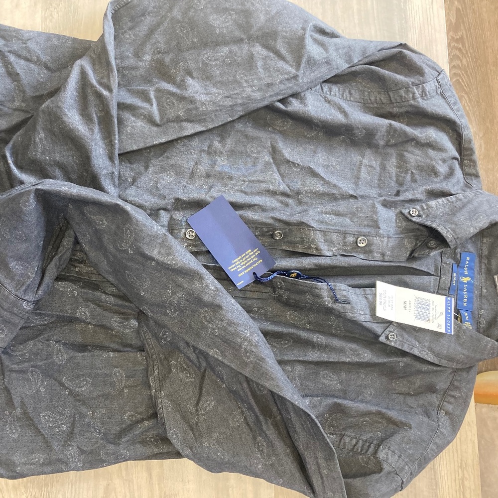 Luxury Ralph Lauren Slim Fit Button Down Shirt